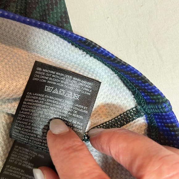 The North Face Women's Flash Dry Base Layer Plaid Waffle Shirt Top Size Small - Picture 11 of 13